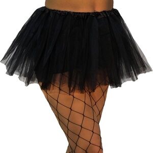 A black tutu skirt